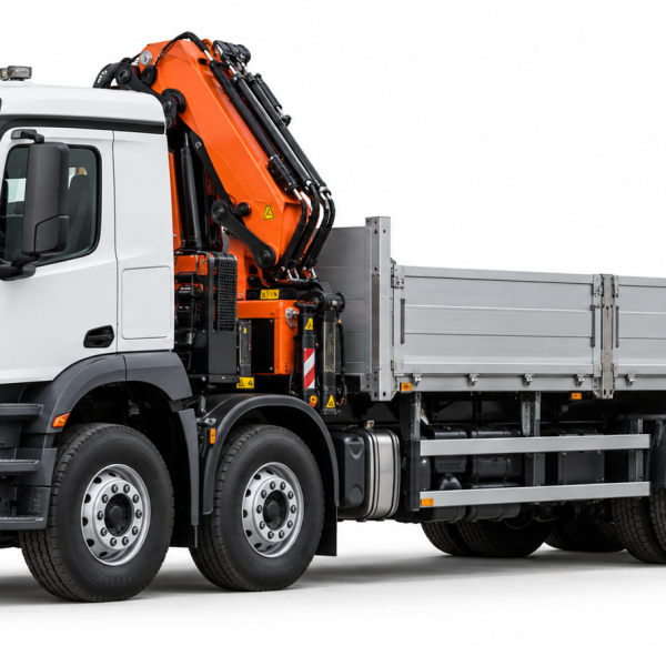 Mercedes-Benz Arocs 8x4 con grúa